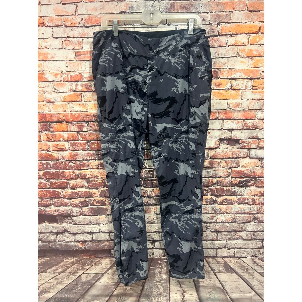 Mountain Hardwear  blue gray camo DYNAMA/2 ANKLE pants women's XL